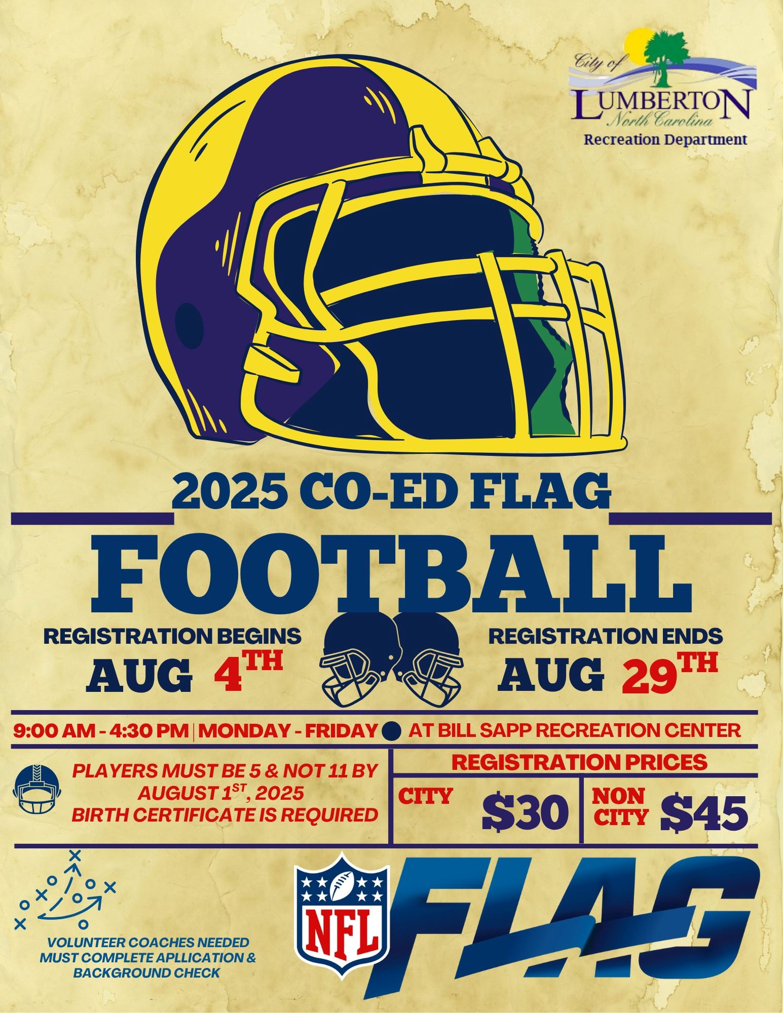 2025 Flag Football Registration